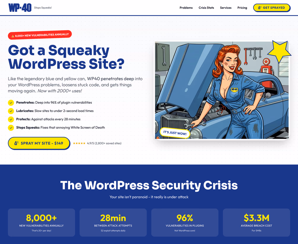 Branding and website for WP40